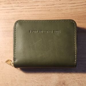 Portland Leather Goods Green Wallet